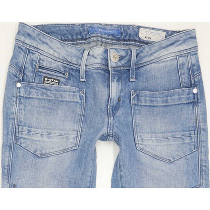 G-Star Low T Women Blue Skinny Slim Stretch Jeans W27 L31
