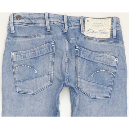 G-Star Low T Women Blue Skinny Slim Stretch Jeans W27 L31