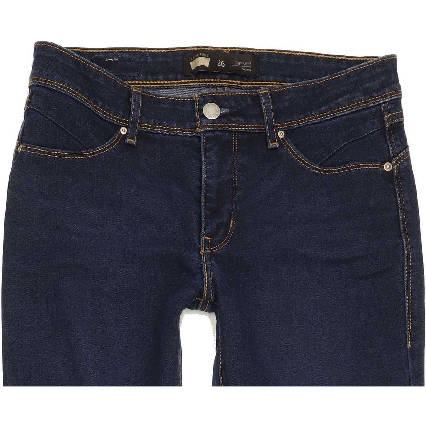 Levi's Revel Slight Curve Women Blue Skinny Slim Stretch Jeans W26 L33