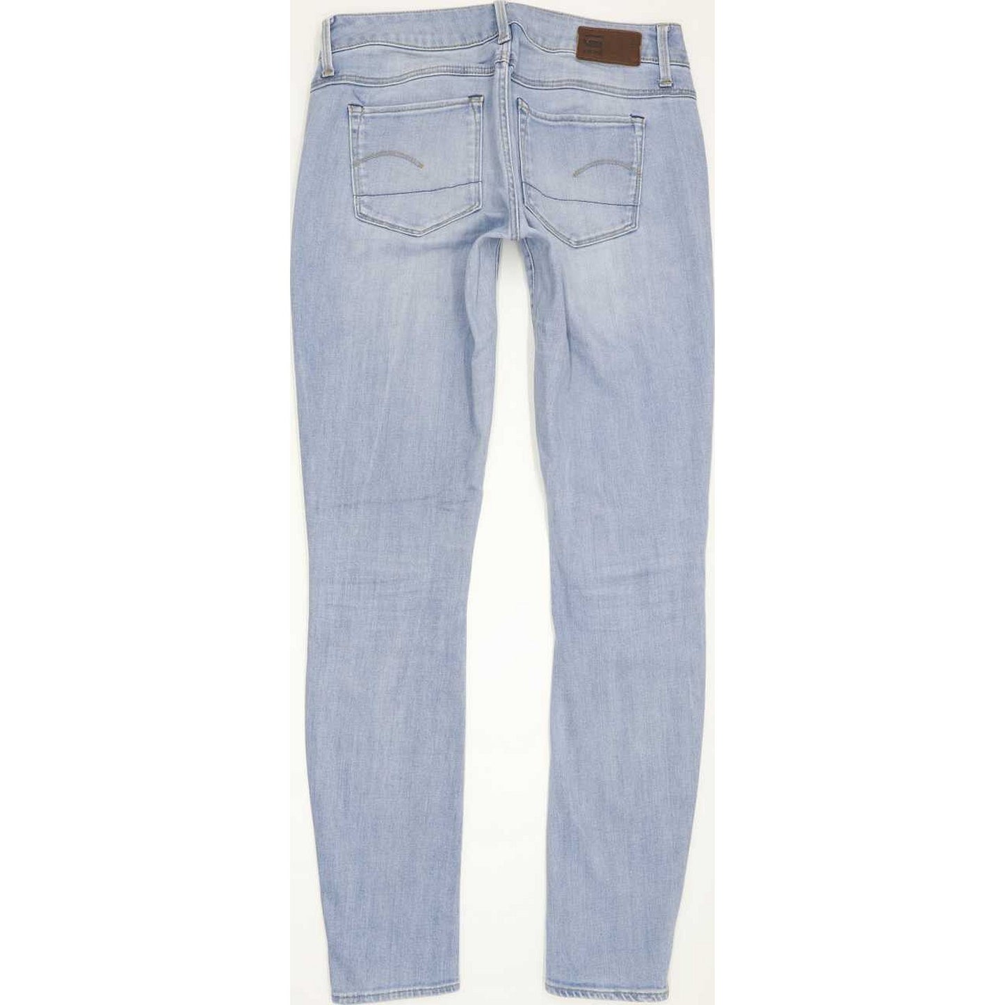 G-Star 3301 Deconst Low Women Blue Skinny Slim Stretch Jeans W24 L29