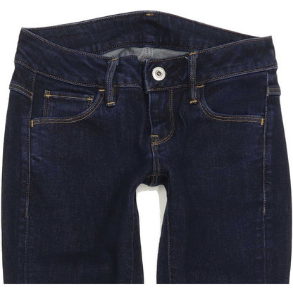 G-Star Women Blue Skinny Slim Jeans W24 L30