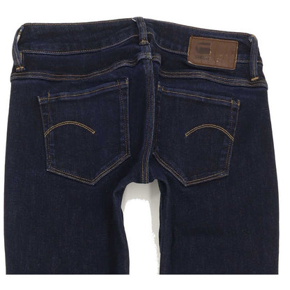 G-Star Women Blue Skinny Slim Jeans W24 L30