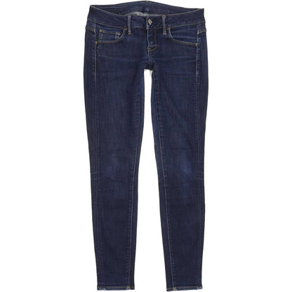 G-Star Women Blue Skinny Slim Jeans W26 L28