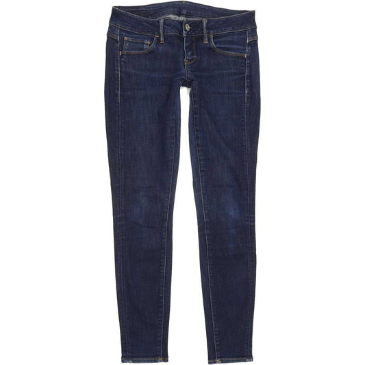 G-Star Women Blue Skinny Slim Jeans W26 L28