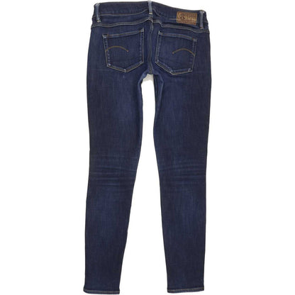 G-Star Women Blue Skinny Slim Jeans W26 L28