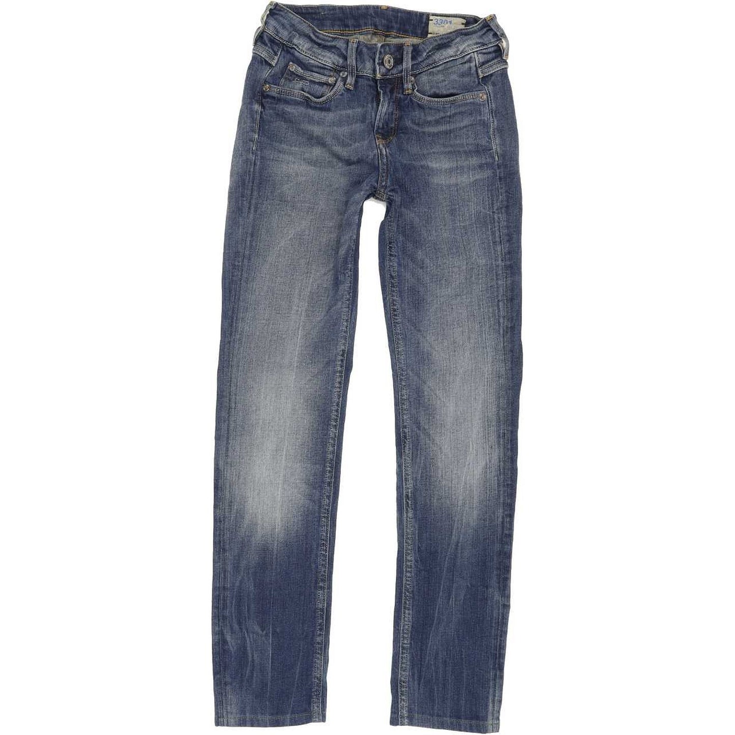 G-Star 3301 Contour Women Blue Skinny Slim Stretch Jeans W24 L27
