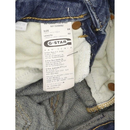 G-Star 3301 Contour Women Blue Skinny Slim Stretch Jeans W24 L27