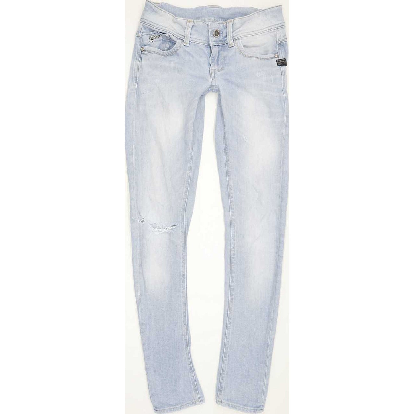 G-Star Lynn Women Blue Skinny Slim Stretch Jeans W27 L31