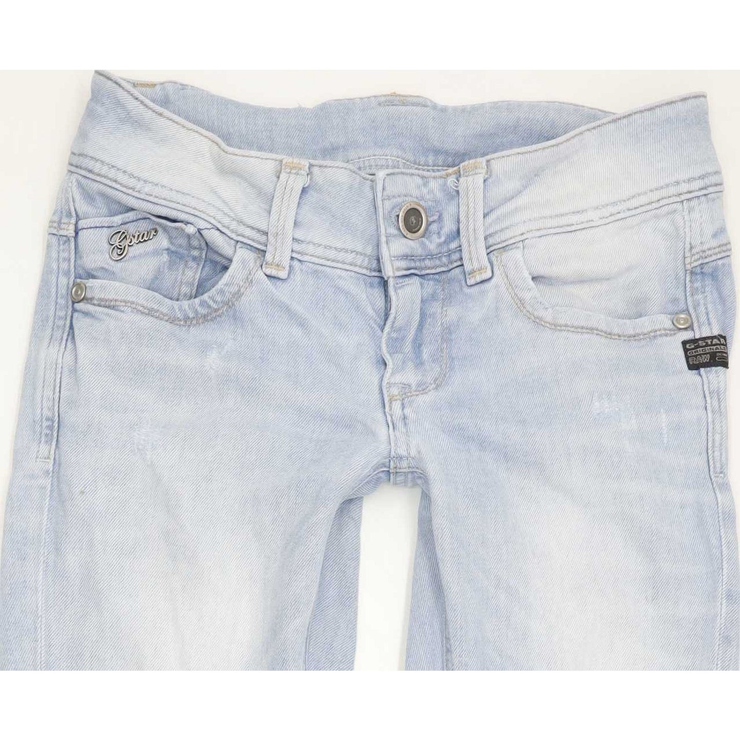 G-Star Lynn Women Blue Skinny Slim Stretch Jeans W27 L31