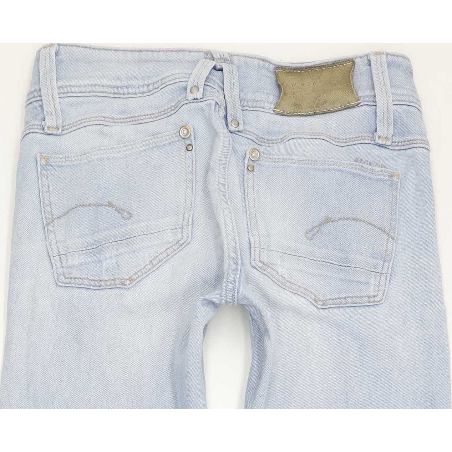 G-Star Lynn Women Blue Skinny Slim Stretch Jeans W27 L31