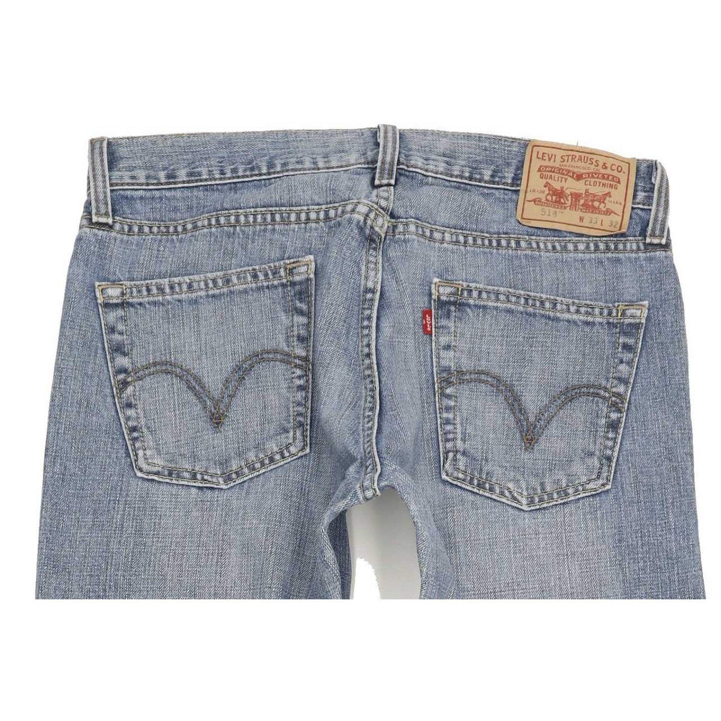 Levi's 514 Men Blue Straight Slim Jeans W33 L33