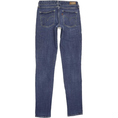 Levi's 570 Women Blue Straight Slim Stretch Jeans W27 L32