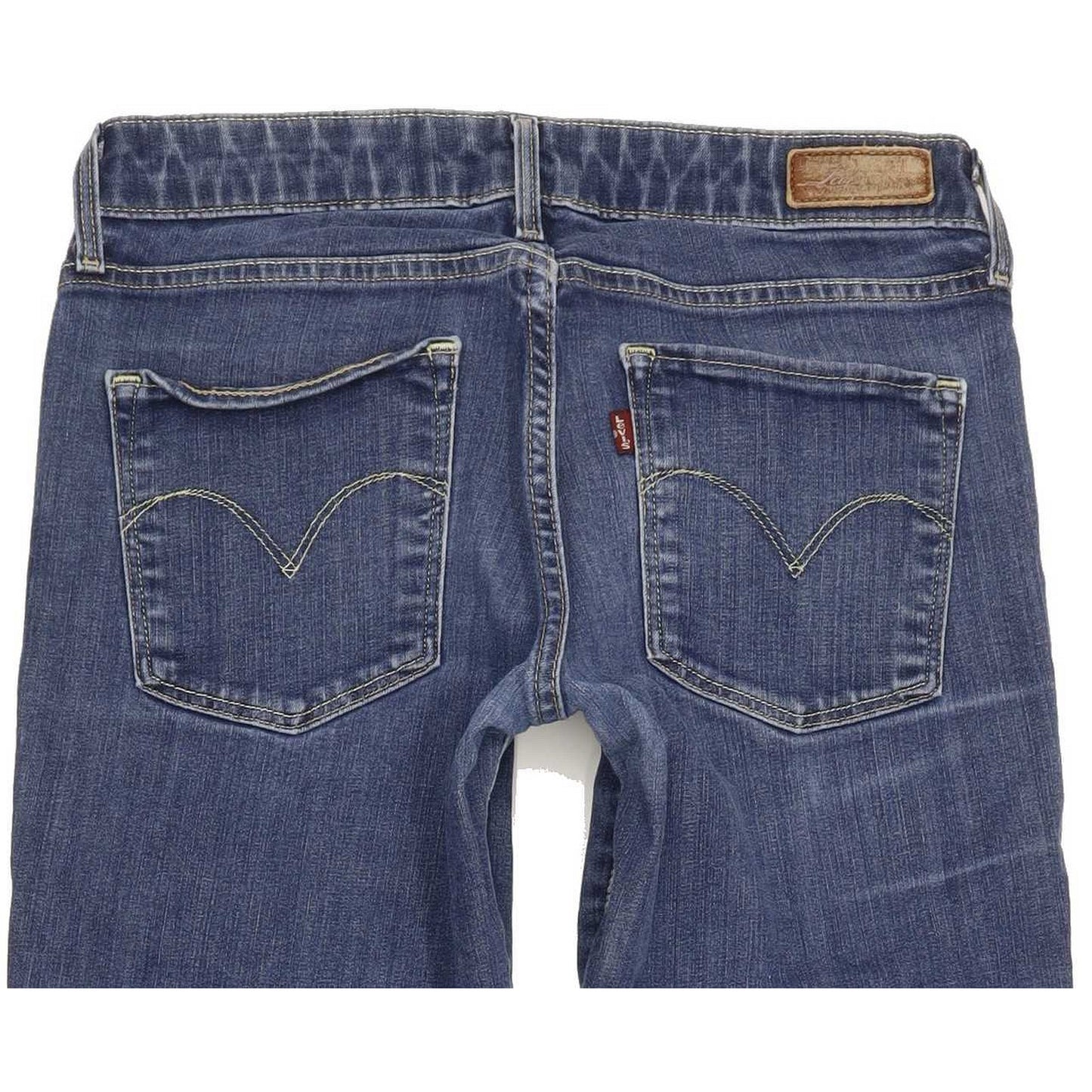 Levi's 570 Women Blue Straight Slim Stretch Jeans W27 L32