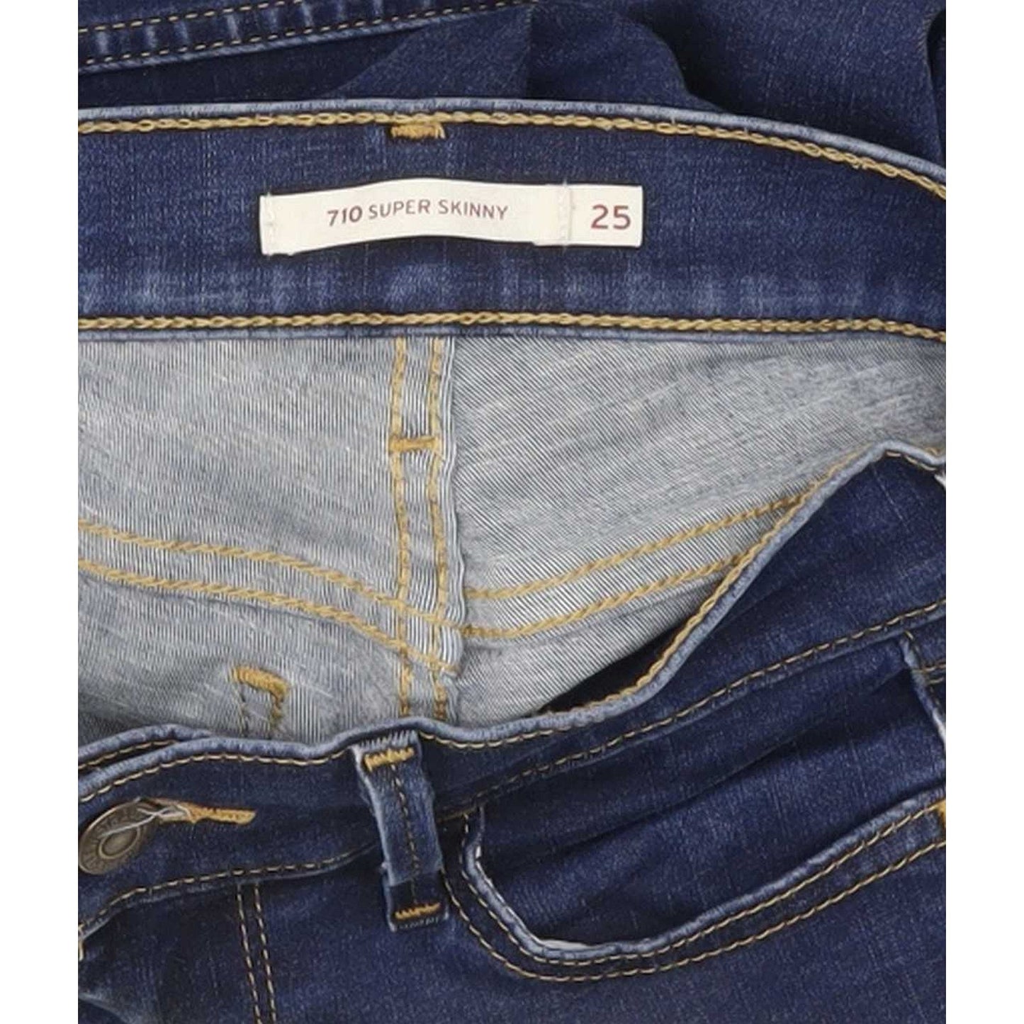 Levi's Women Blue Skinny Slim Jeans W25 L26