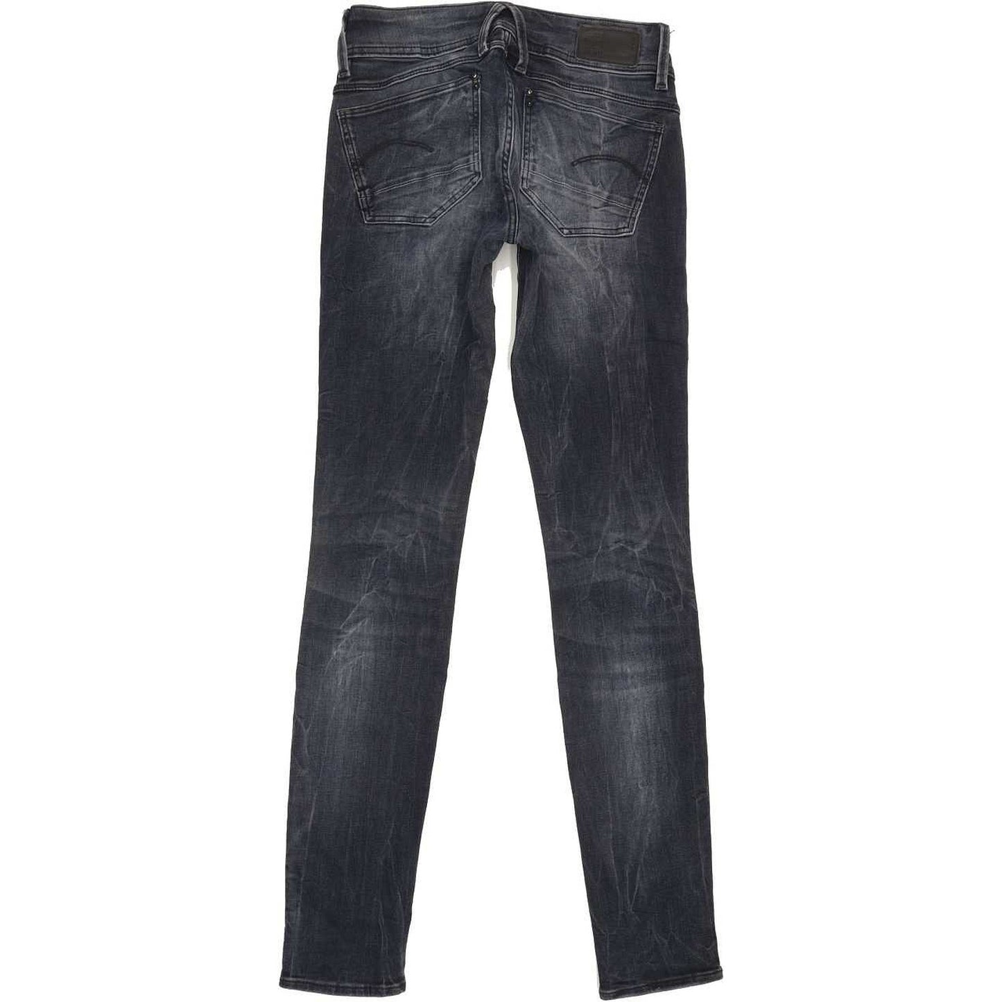G-Star Lynn Mid Women Blue Skinny Slim Stretch Jeans W25 L30