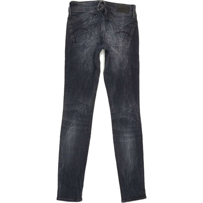 G-Star Lynn Mid Women Blue Skinny Slim Stretch Jeans W25 L30