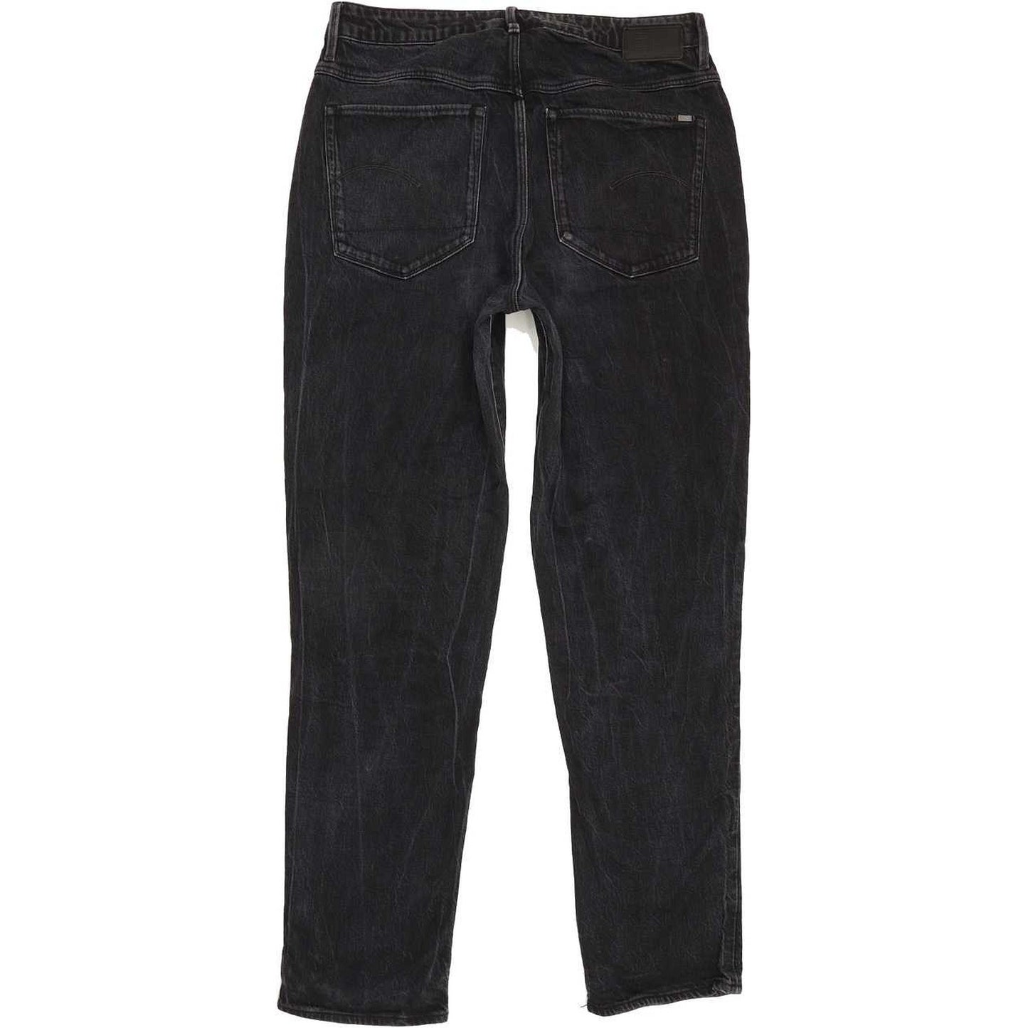 G-Star 3301 High Rise 90's Ankle Black Straight Stretch Jeans High Waisted W32 L30