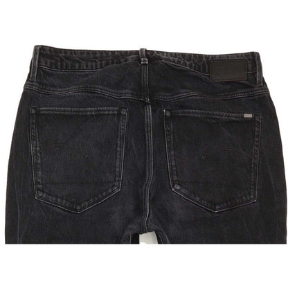 G-Star 3301 High Rise 90's Ankle Black Straight Stretch Jeans High Waisted W32 L30