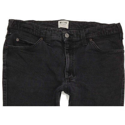 Mustang Tramper Men Black Straight Regular Stretch Jeans W38 L31