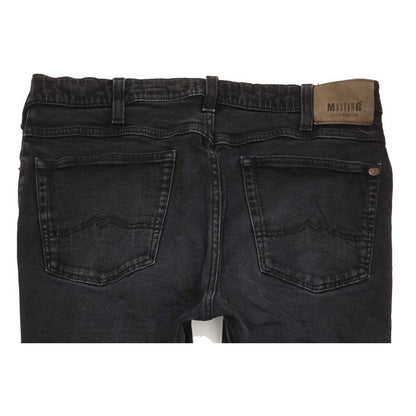 Mustang Tramper Men Black Straight Regular Stretch Jeans W38 L31