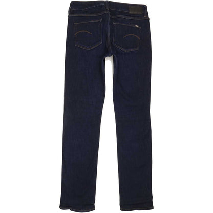 G-Star 3301 Contour High Women Blue Straight Regular Jeans W27 L30