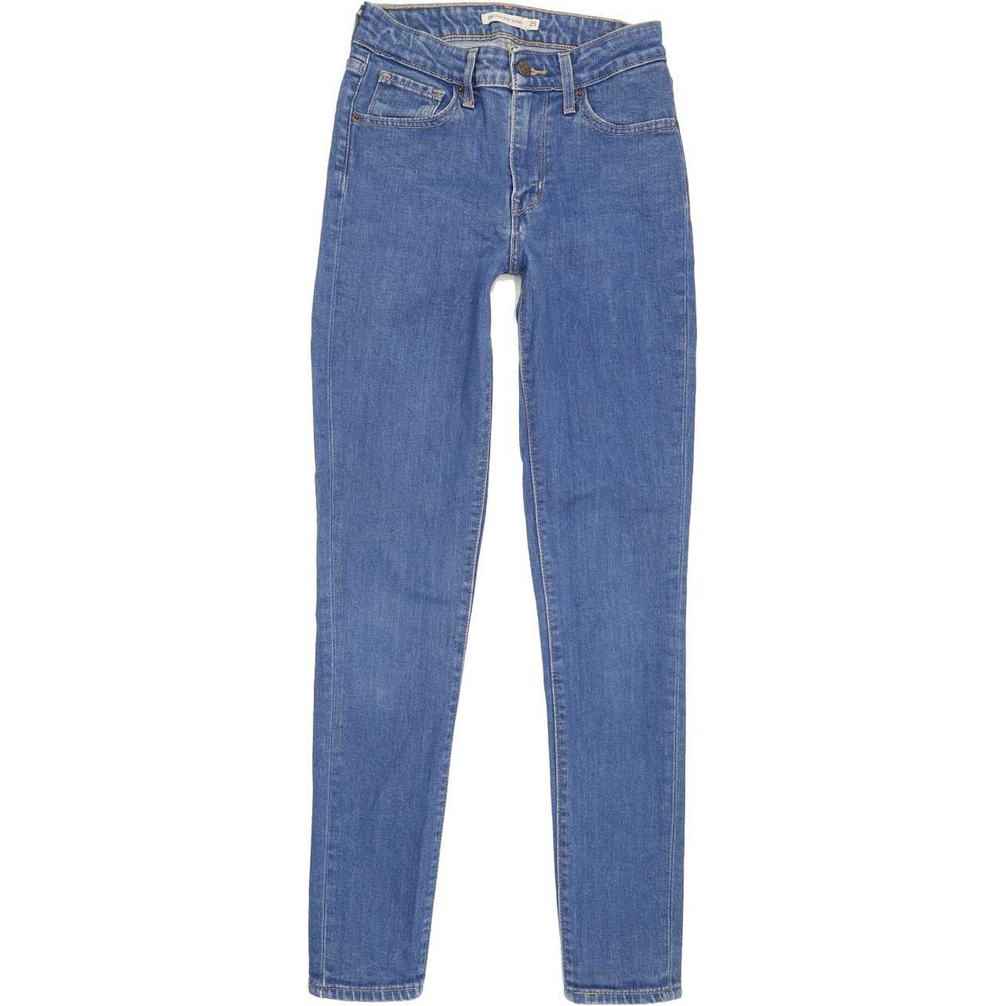Levi's 721 High Rise Women Blue Skinny Slim Stretch Jeans W25 L29