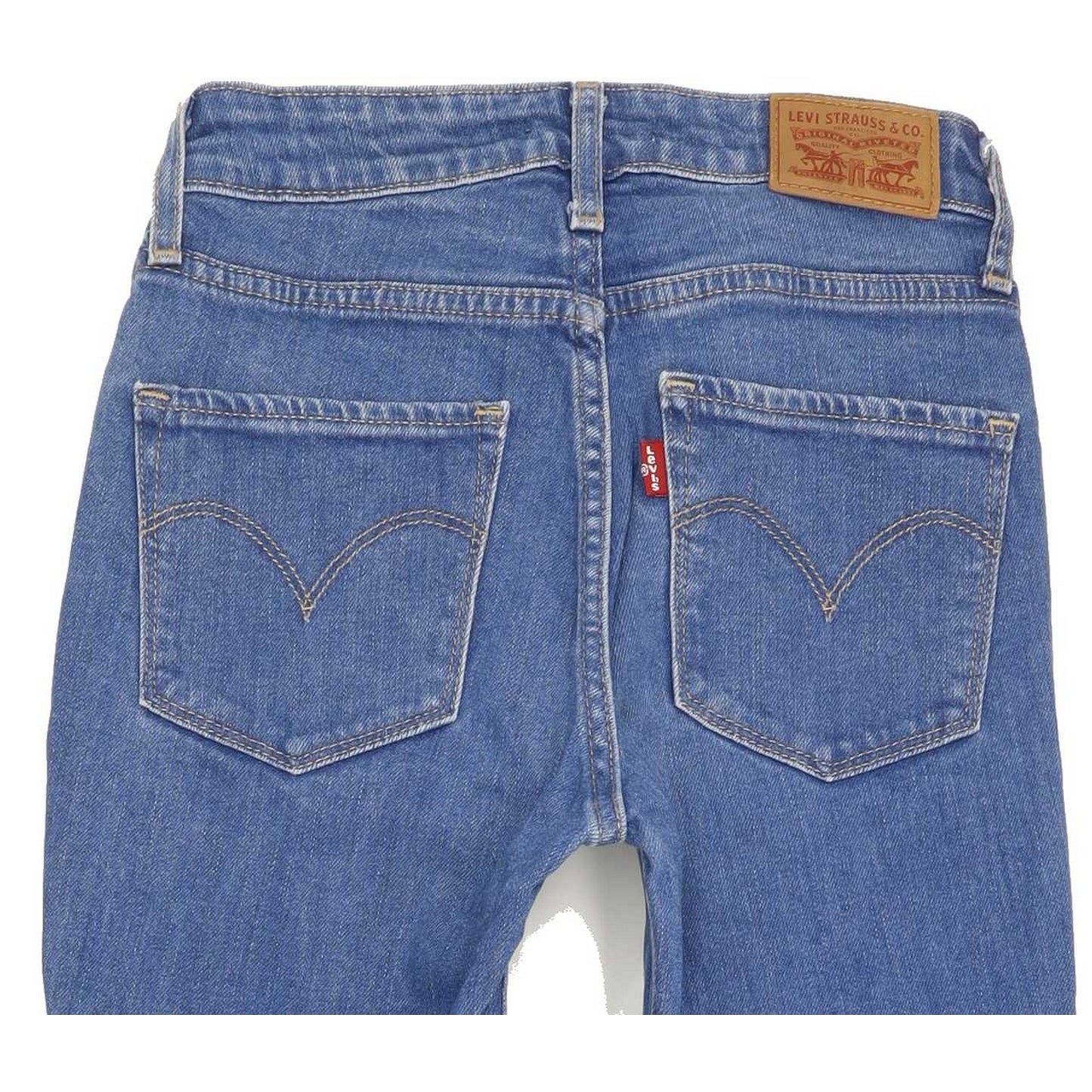 Levi's 721 High Rise Women Blue Skinny Slim Stretch Jeans W25 L29