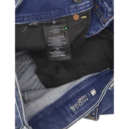 G-Star Midge Women Blue Straight Slim Stretch Jeans W29 L30
