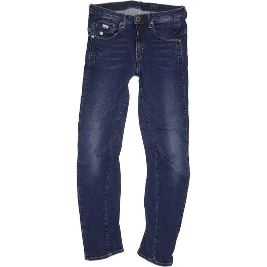 G-Star Arc 3D Women Blue Tapered Slim Stretch Jeans W26 L30