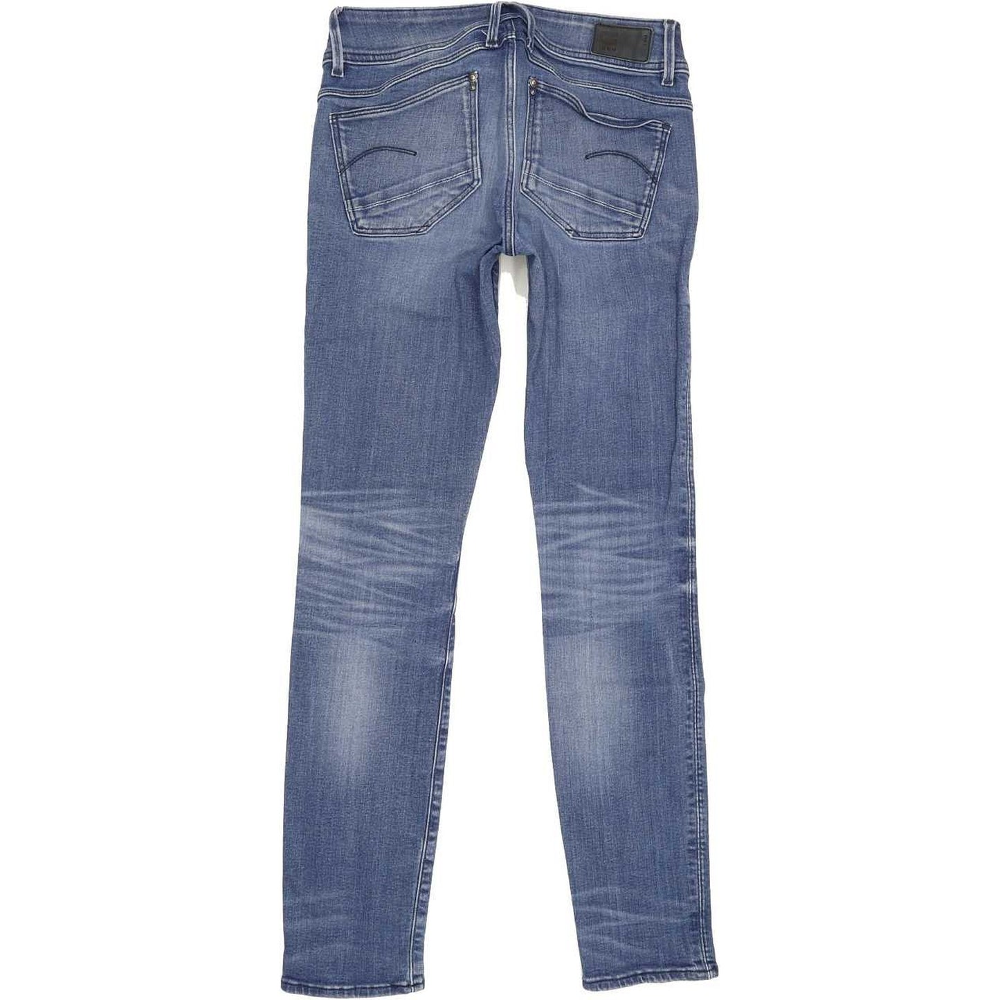 G-Star Lynn Mid Women Blue Skinny Slim Stretch Jeans W28 L30