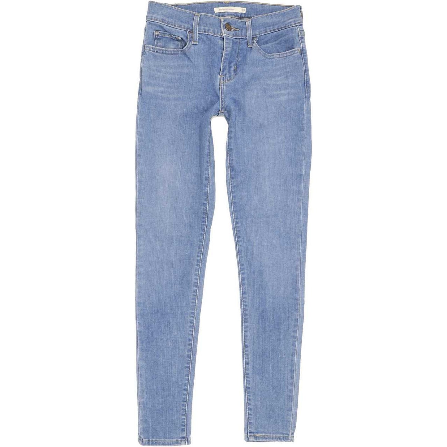 Levi's 710 Super Women Blue Skinny Slim Stretch Jeans W25 L28
