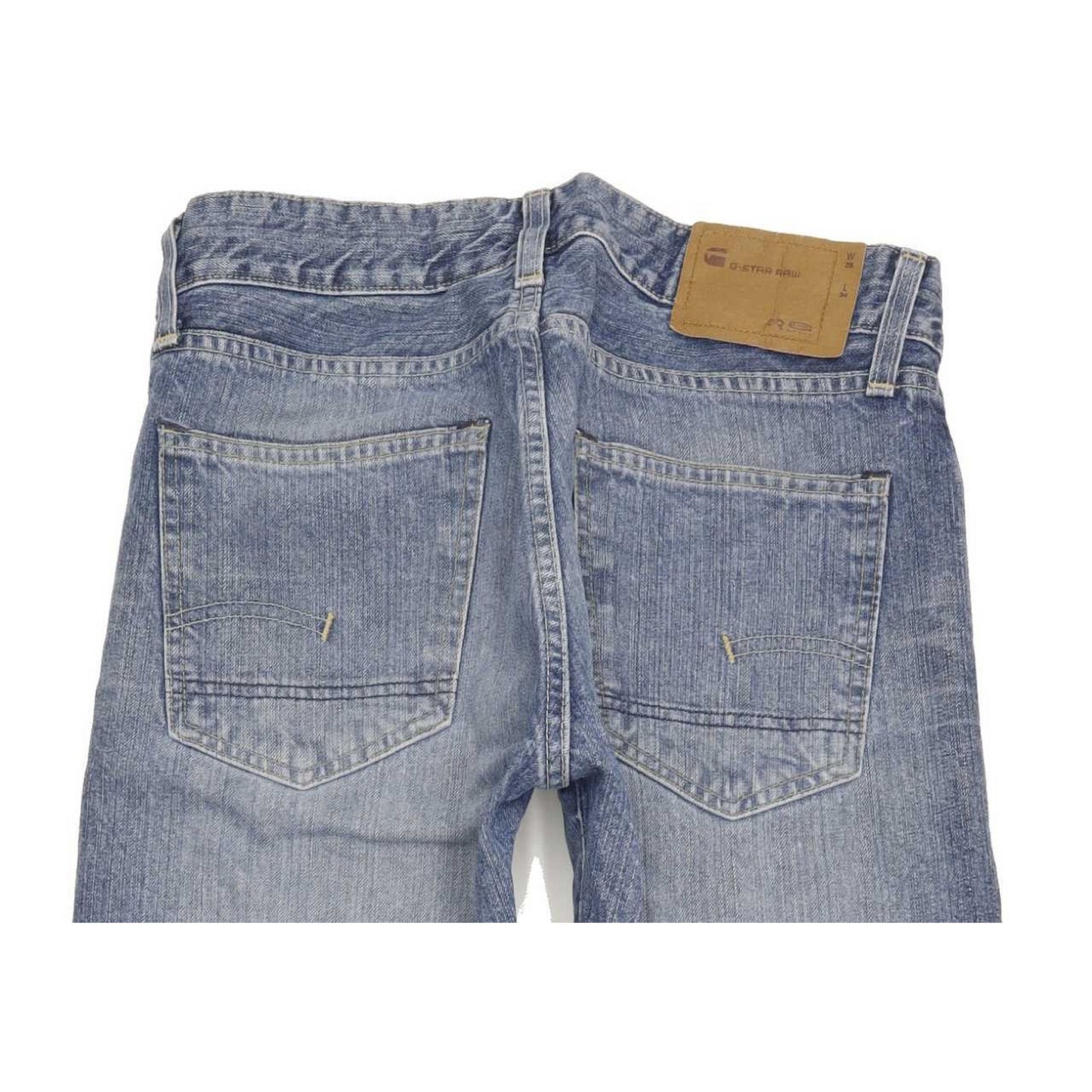 G-Star Men Blue Straight Slim Jeans W29 L34