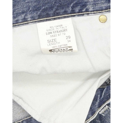 G-Star Men Blue Straight Slim Jeans W29 L34