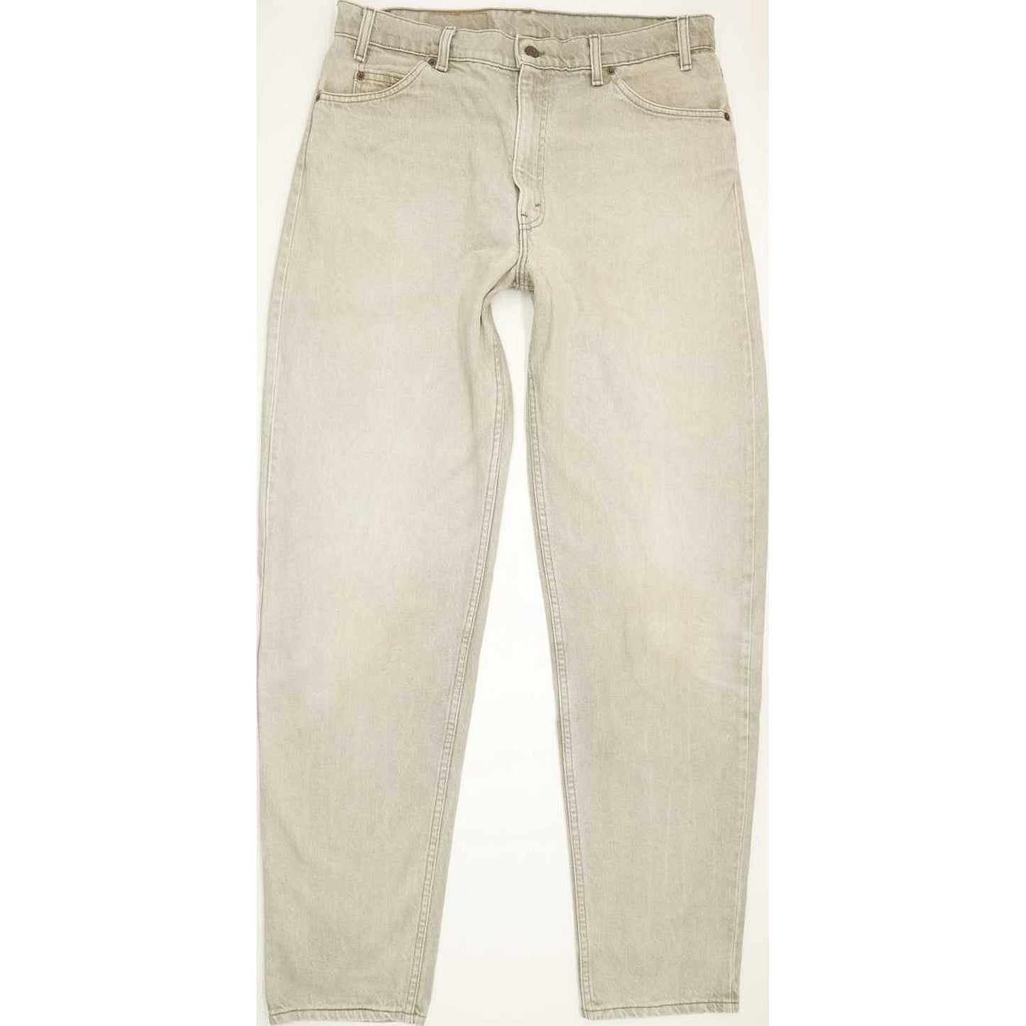 Levi's 550 Made in USA Men Beige Tapered Relaxed Jeans W36 L34