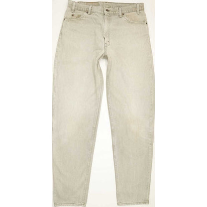 Levi's 550 Made in USA Men Beige Tapered Relaxed Jeans W36 L34