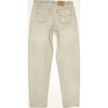 Levi's 550 Made in USA Men Beige Tapered Relaxed Jeans W36 L34