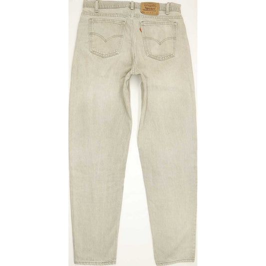 Levi's 550 Made in USA Men Beige Tapered Relaxed Jeans W36 L34