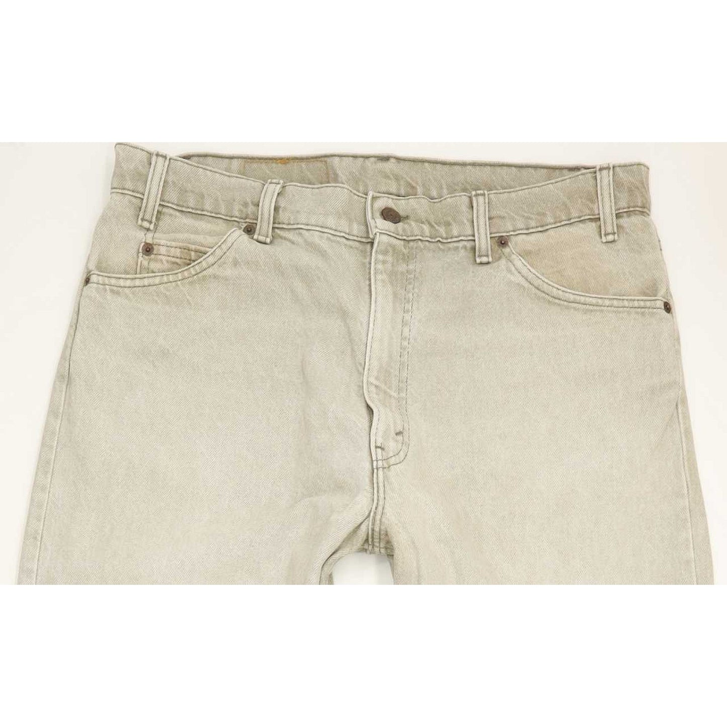 Levi's 550 Made in USA Men Beige Tapered Relaxed Jeans W36 L34