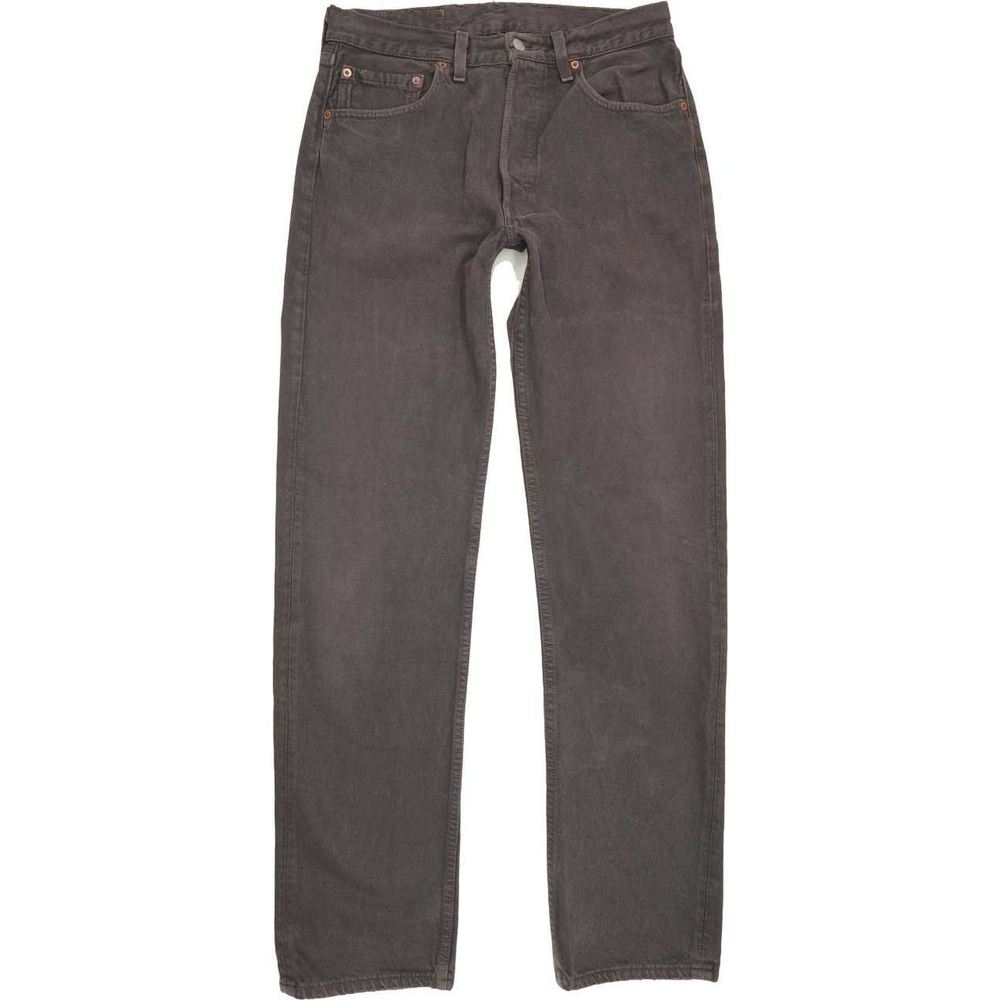 Levi's 501 Made in USA Men Grey Straight Regular Jeans W32 L33