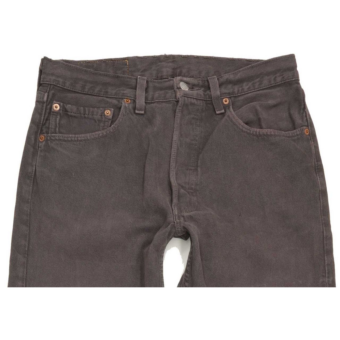Levi's 501 Made in USA Men Grey Straight Regular Jeans W32 L33