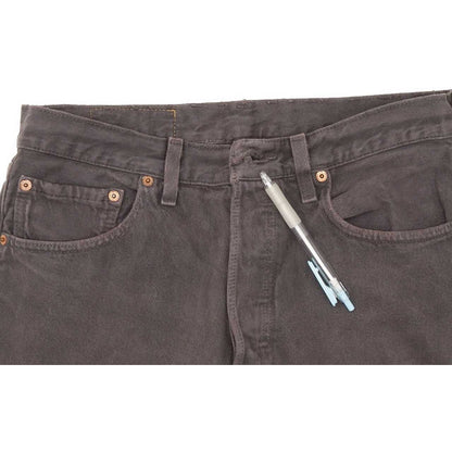 Levi's 501 Made in USA Men Grey Straight Regular Jeans W32 L33