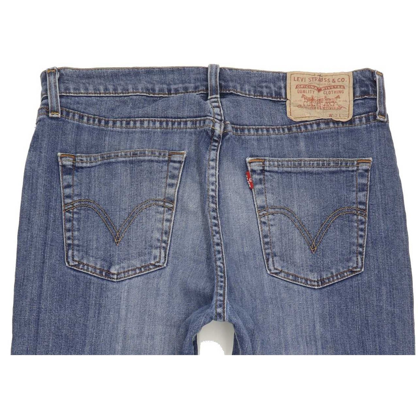 Levi's 751 Men Blue Straight Regular Stretch Jeans W32 L30