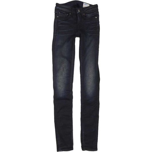 G-Star Women Navy Skinny Slim Jeans W24 L32