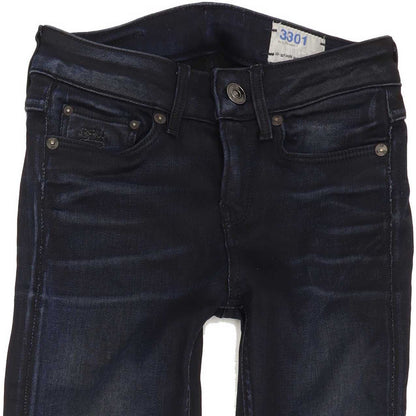 G-Star Women Navy Skinny Slim Jeans W24 L32