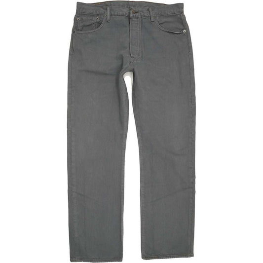 Levi's 501 Men Grey Straight Regular Jeans W36 L31