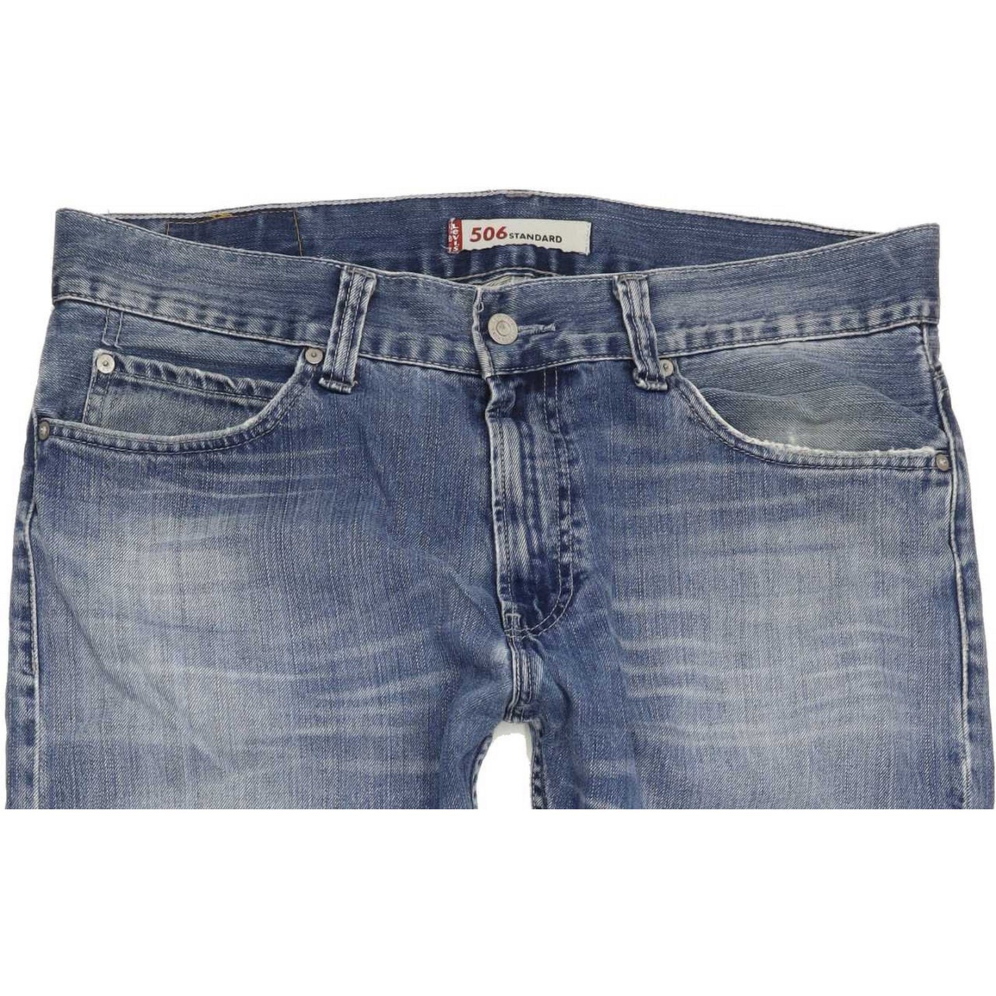 Levi's 506 Men Blue Straight Regular Jeans W36 L31