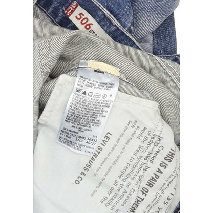 Levi's 506 Men Blue Straight Regular Jeans W36 L31