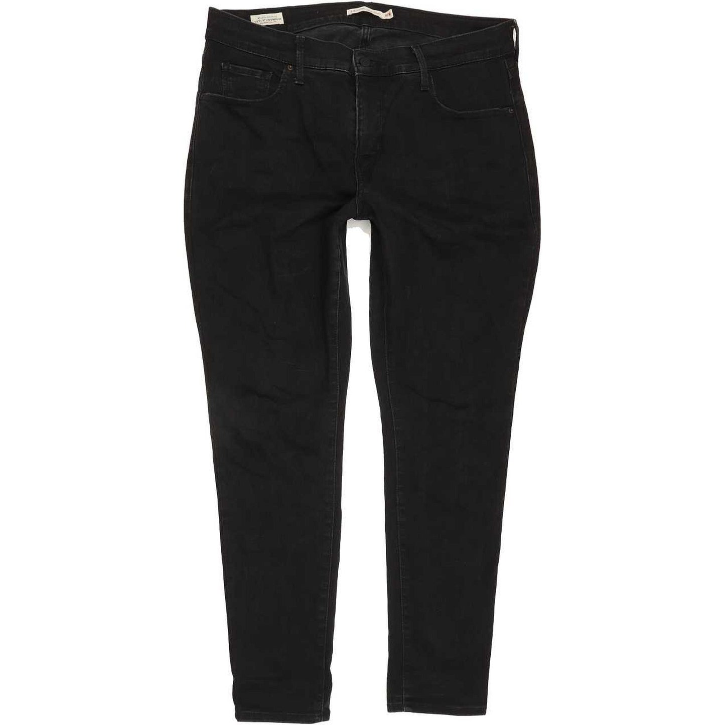 Levi's 310 Shaping Black Skinny Slim Stretch Jeans High Waisted W32 L28