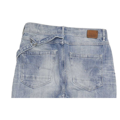 G-Star Sen Blue Straight Loose Cropped Jeans High Waisted W27 L32