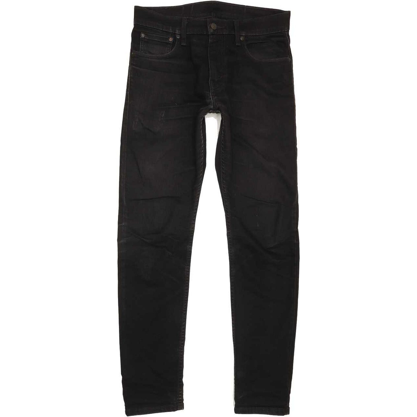 Levi's 512 Men Black Tapered Slim Stretch Jeans W30 L31